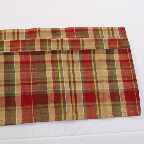 Cloth Fall Thanksgiving Holiday Napkins Plaid 3 Park Designs - Picture 2 of 6
